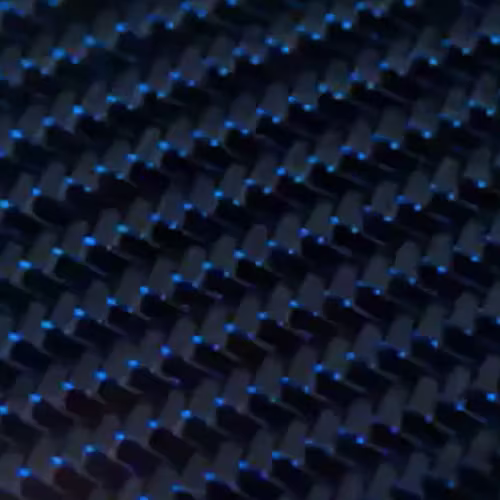 Metallic Blue Carbon Fiber
