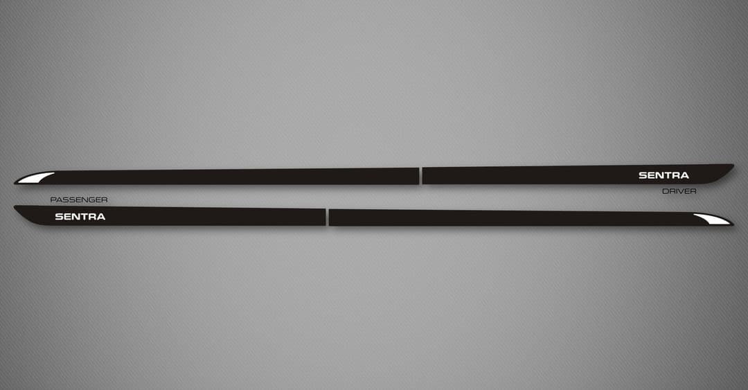 Venom S Body Side Moldings for 2013-2025 Nissan Sentra