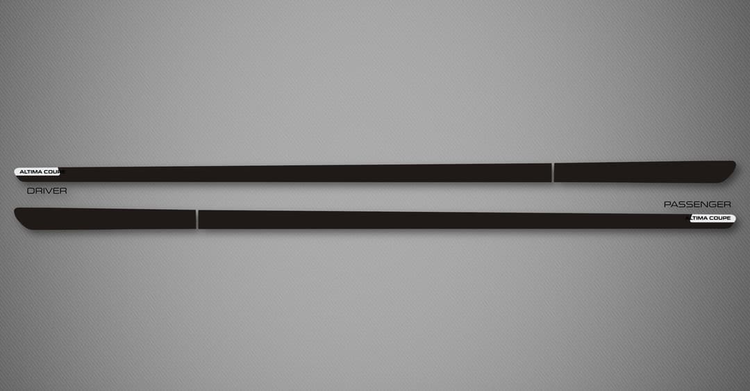 Azure S Body Side Moldings for 2008-2012 Nissan Altima (Coupe)