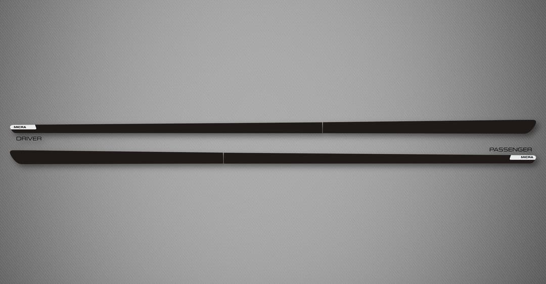 Azure S Body Side Moldings A for 2015-2020 Nissan Micra