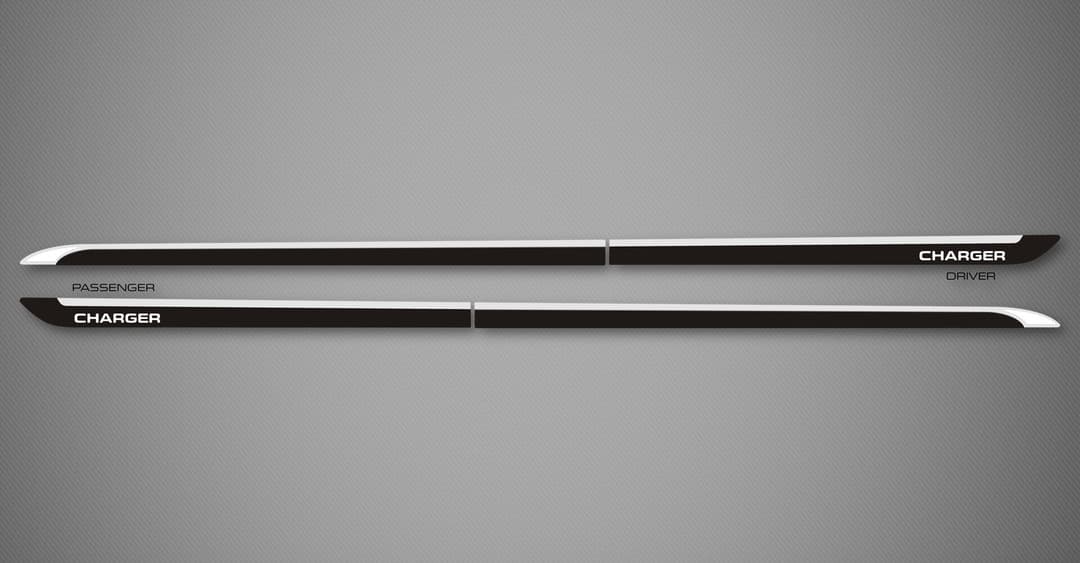 Venom B Body Side Moldings for 2011-2023 Dodge Charger