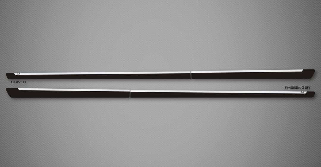 Azure C Body Side Moldings for 2009-2016 Audi A4