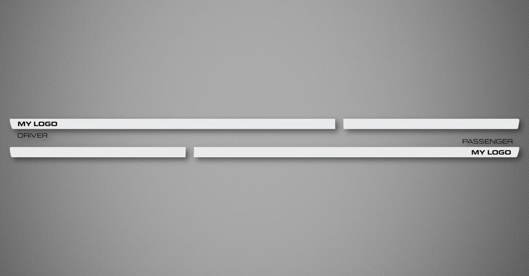 Chrome XS Body Side Moldings for 2014-2018 GMC Sierra 1500 (Double Cab)