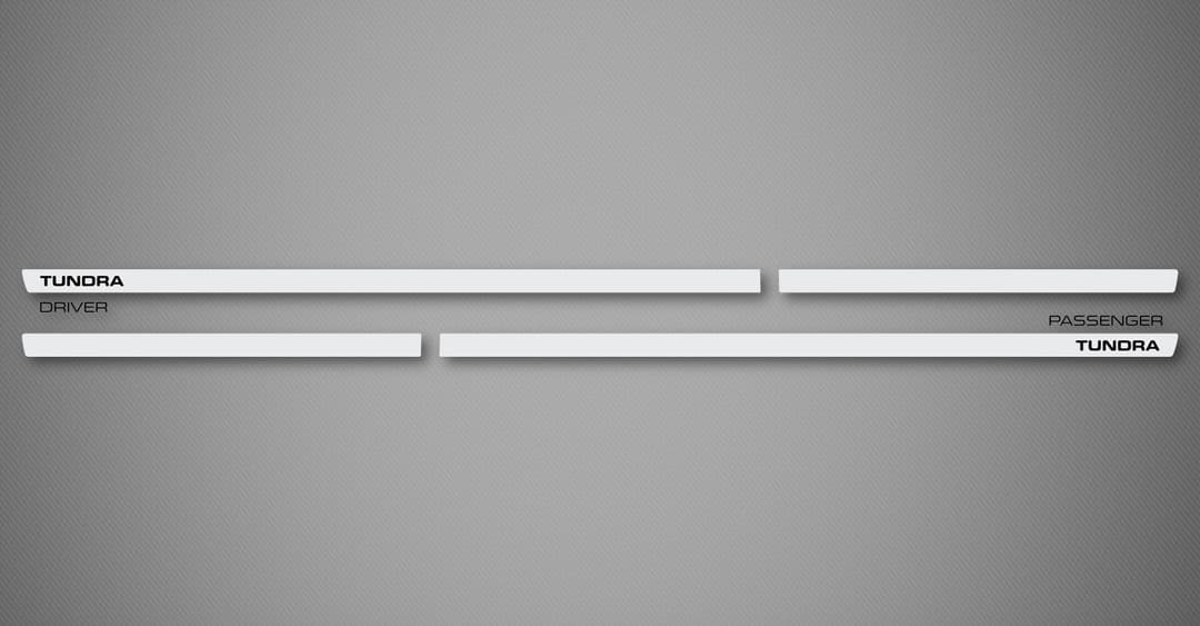 Chrome XS Body Side Moldings for 2007-2013 Toyota Tundra (Double Cab)