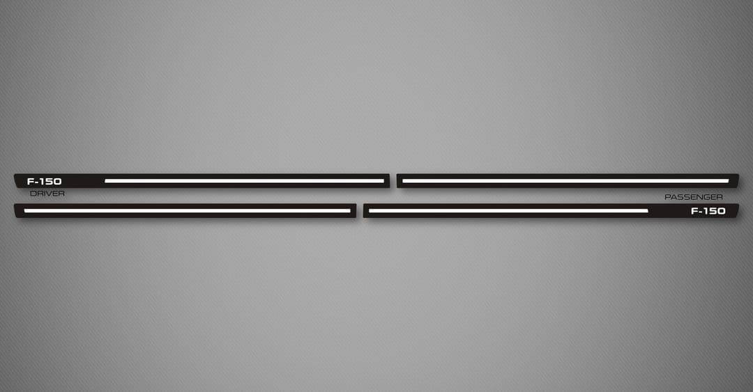 Venom B Body Side Moldings for 2009-2014 Ford F-150 (SuperCrew)