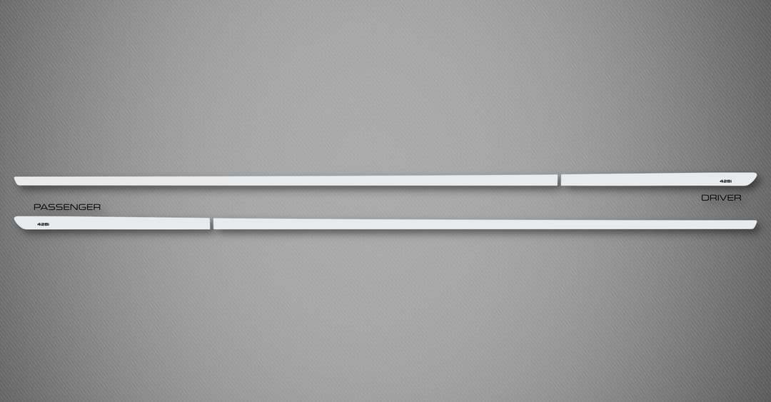 Chrome XS Body Side Moldings for 2014-2025 BMW 4 Series (Coupe)