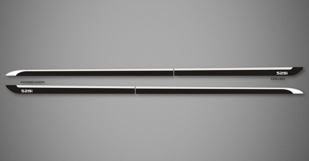 Venom B Body Side Moldings for 2010-2016 BMW 5 Series