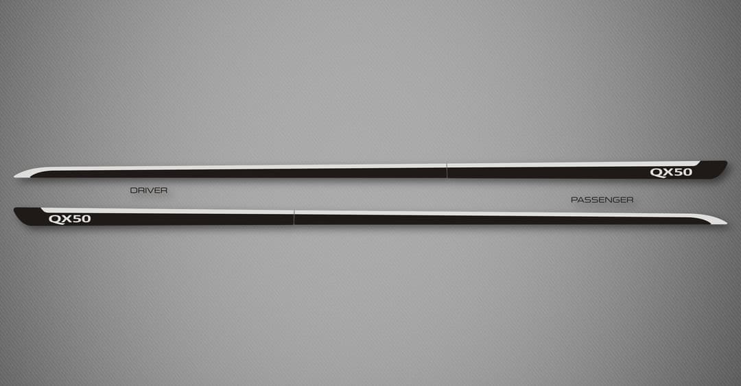 Venom B Body Side Moldings B for 2014-2018 Infiniti QX50