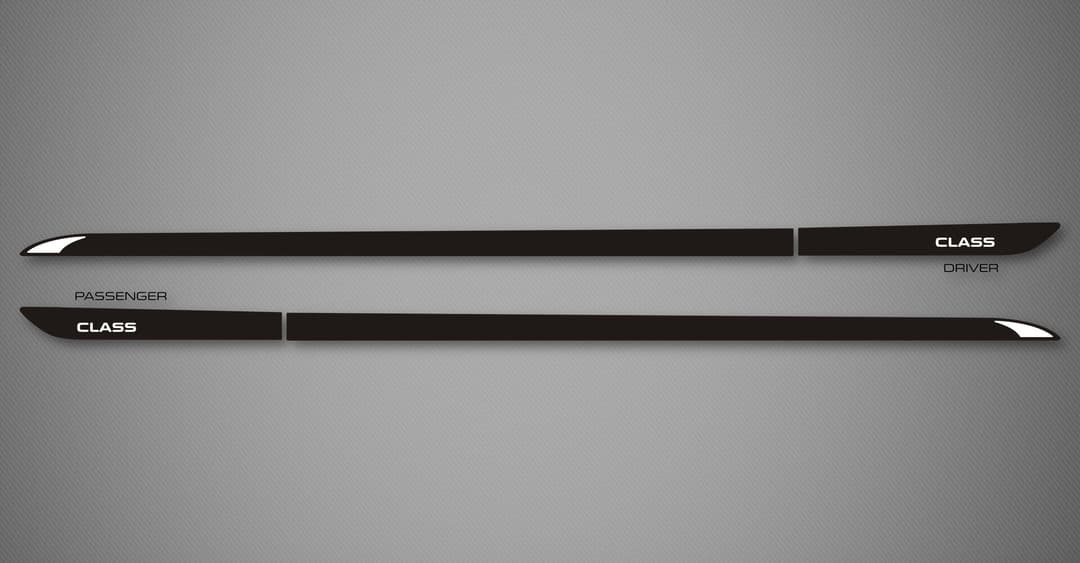 Venom S Body Side Moldings for 2011-2016 Mercedes-Benz SLK-Class (Convertible)