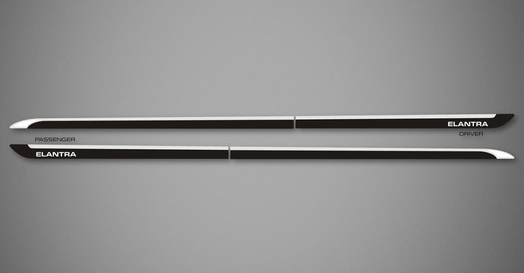 Venom B Body Side Moldings A for 2017-2020 Hyundai Elantra