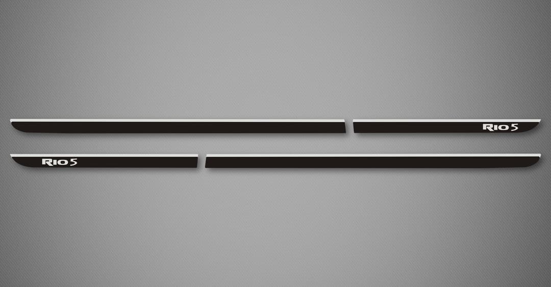 Rocker Trims (2Tone) for 2012-2017 Kia Rio (Hatchback)