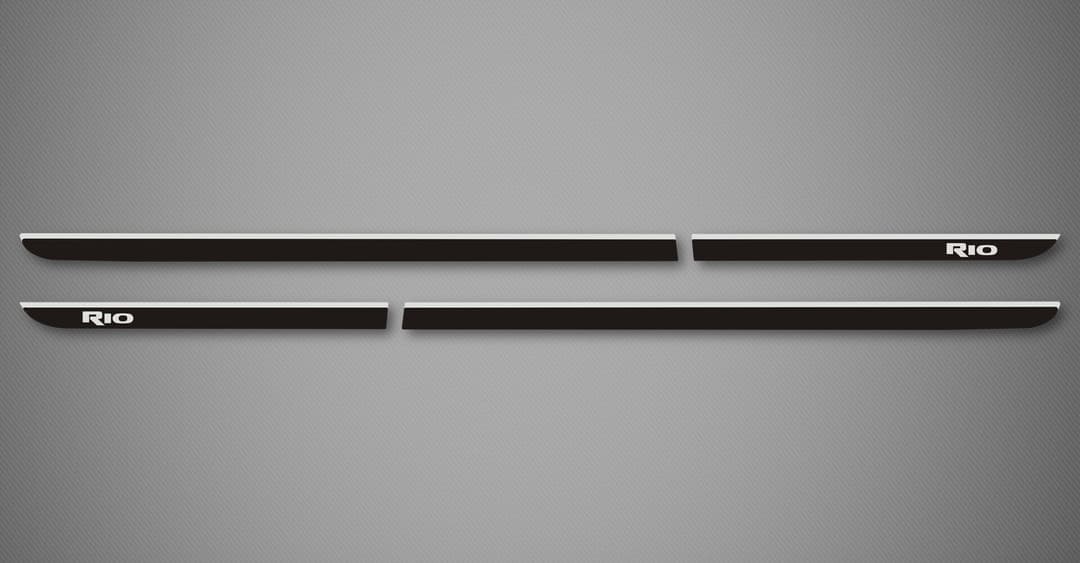 Rocker Trims (2Tone) for 2012-2017 Kia Rio