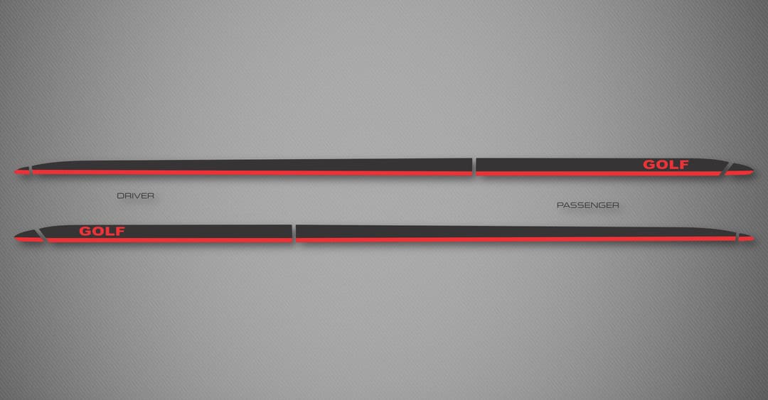 2-Tone Groove Trims for 2015-2021 Volkswagen e-Golf (Hatchback)