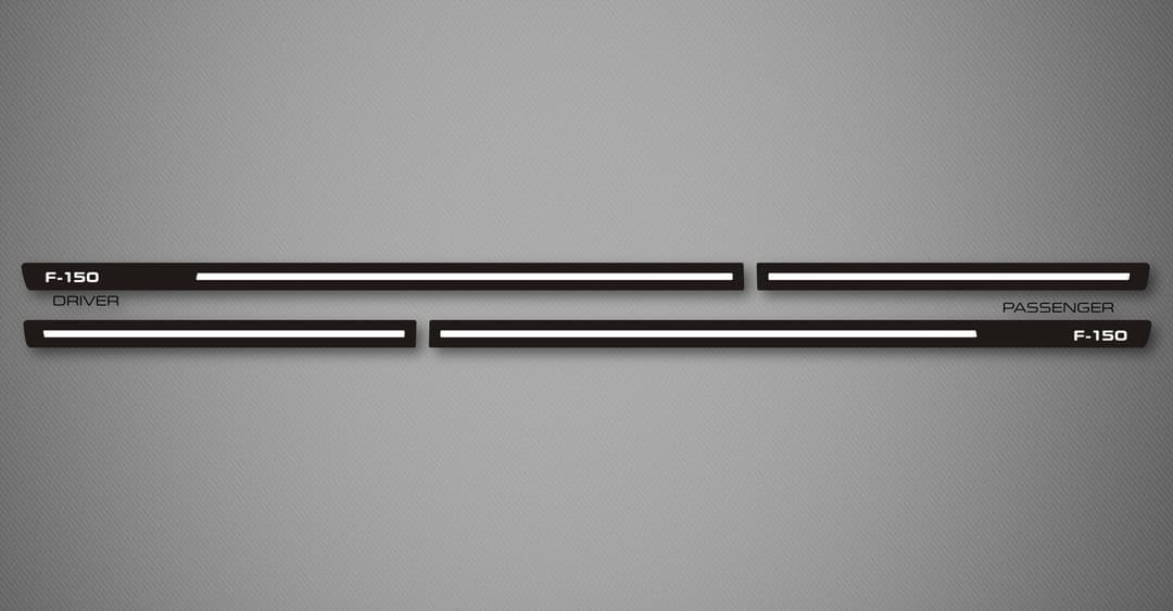 Venom B Body Side Moldings for 2015-2025 Ford F-150 (SuperCab)
