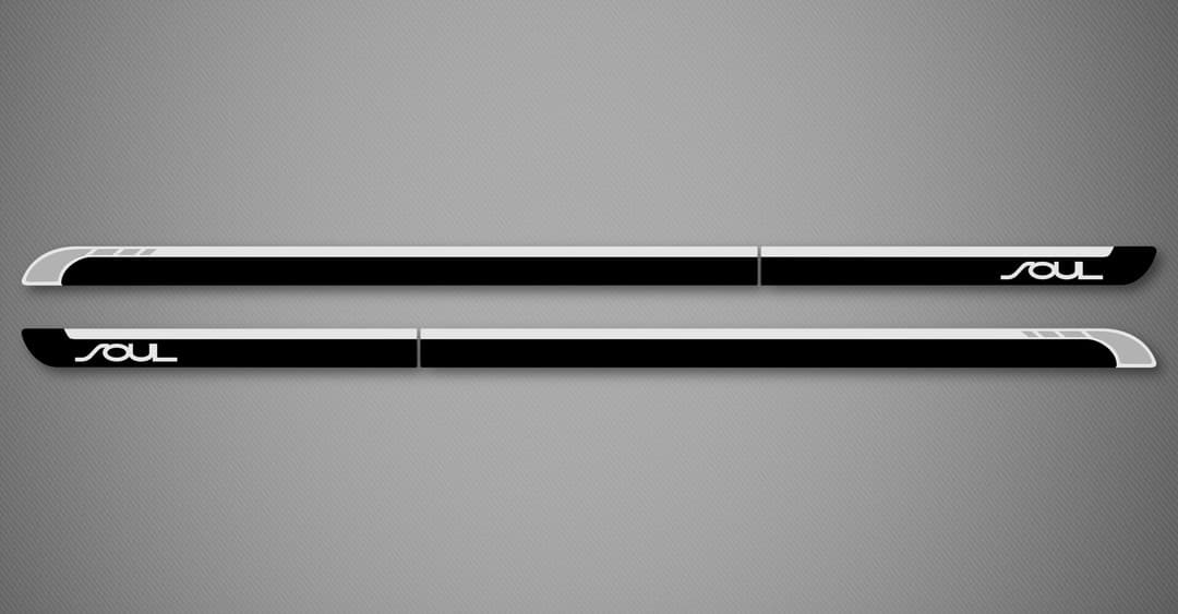 Venom B Body Side Moldings for 2014-2019 Kia Soul