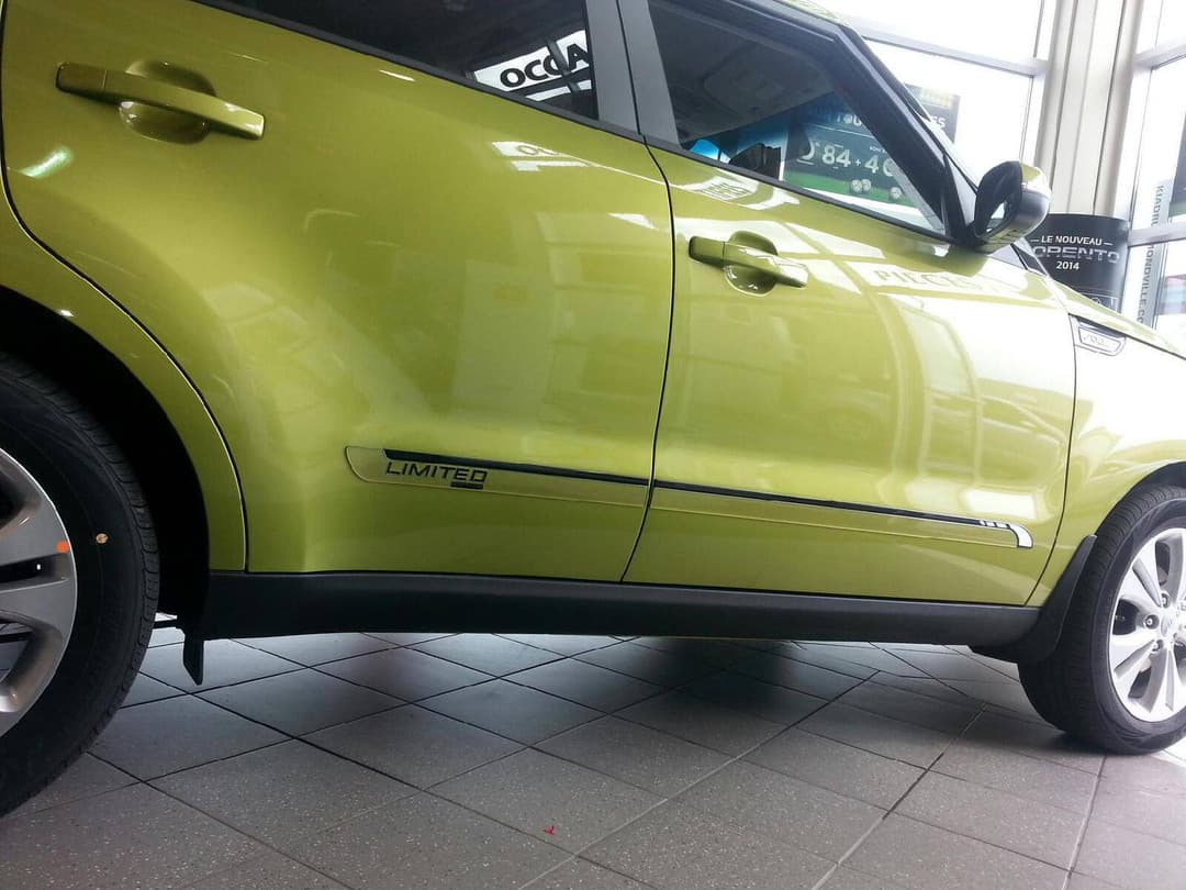Venom B Body Side Moldings for 2014-2019 Kia Soul