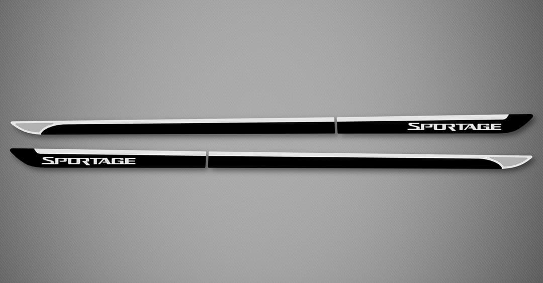 Venom B Body Side Moldings for 2017-2022 Kia Sportage