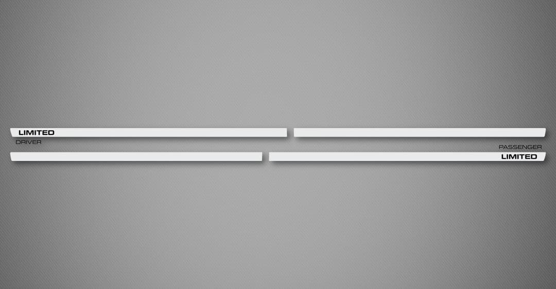 Chrome XS Body Side Moldings for 2016-2023 Toyota Tacoma (Double Cab)