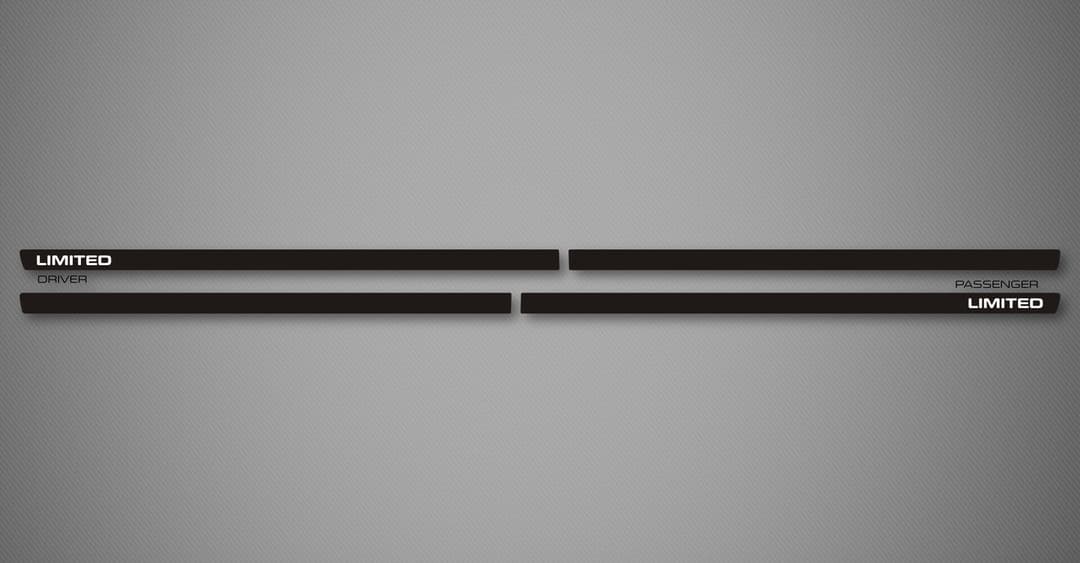 Azure S Body Side Moldings for 2016-2023 Toyota Tacoma (Double Cab)