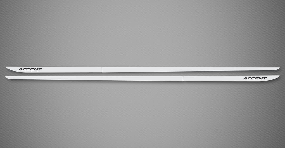 Rocker Trims for 2012-2017 Hyundai Accent (Hatchback)