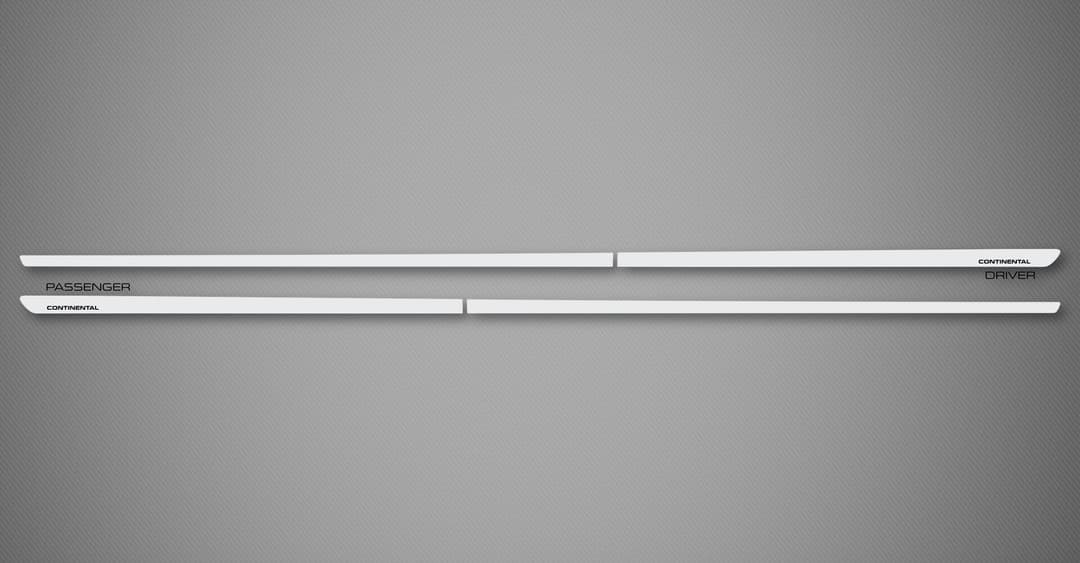 Chrome XS Body Side Moldings for 2017-2020 Lincoln Continental